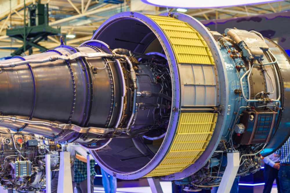 Aerospace engine component prepared for custom crating in Sacramento