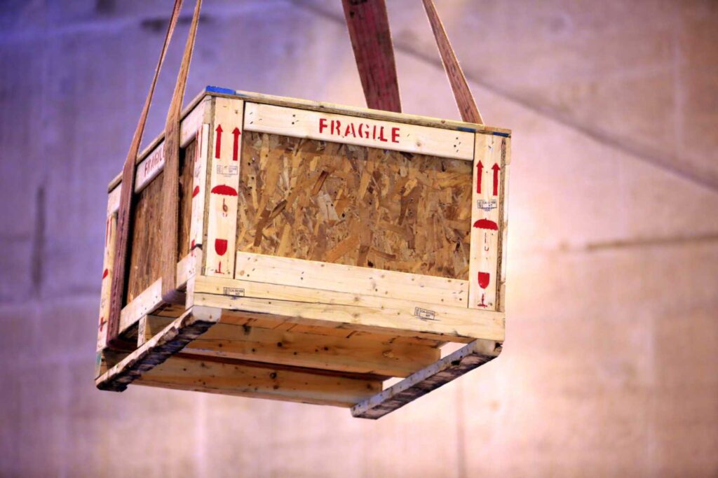Professional on-site crating solutions in Sacramento for heavy items