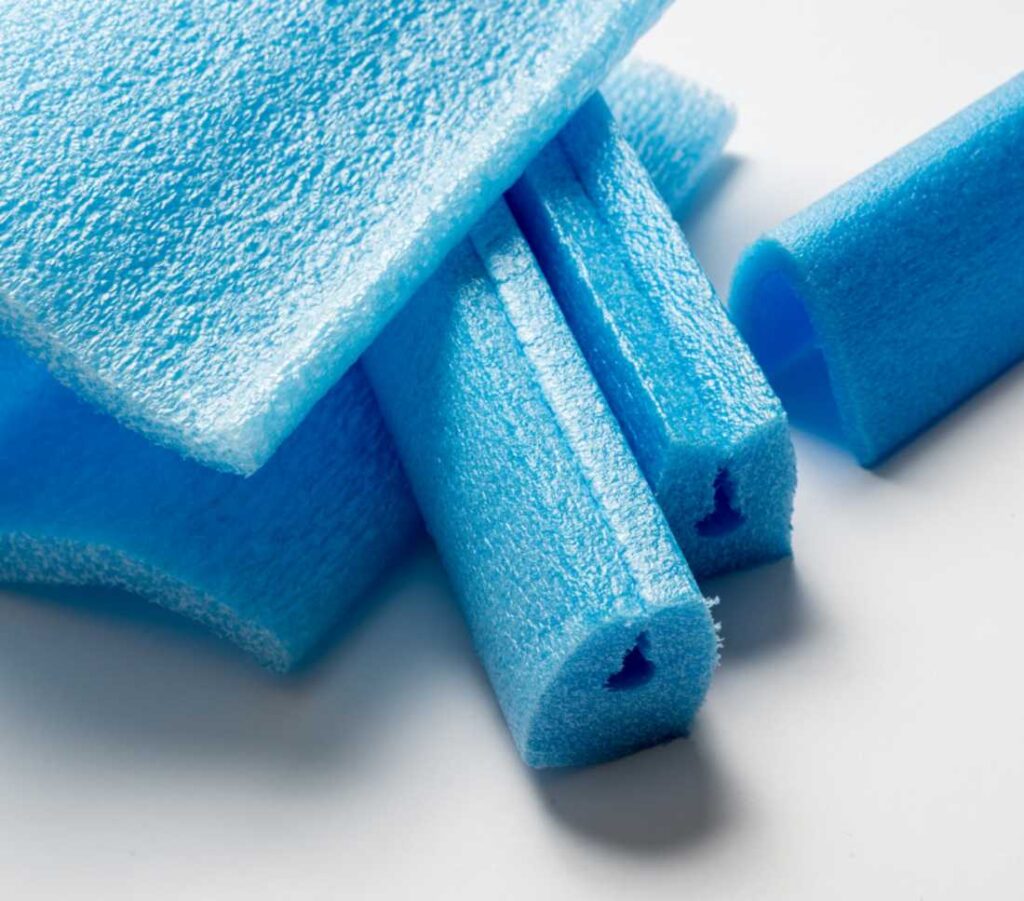 Protective foam inserts used in medical shipments in Sacramento